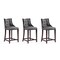 Manhattan Comfort Fifth Avenue Faux Leather Counter Stool in Pebble Grey- Set of 3 3-CS012-PE - alternate 1